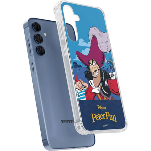 Disney Peter Pan Captain Hook and Smee Galaxy A35 5G Clear Case